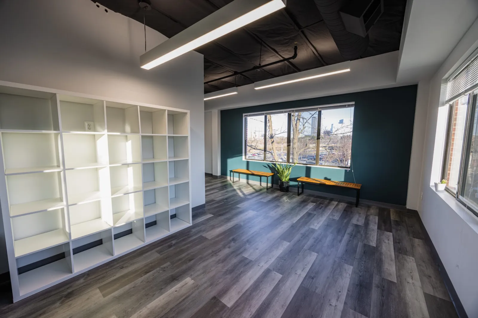 Open seating area inside Phantom Jiu Jitsu Academy