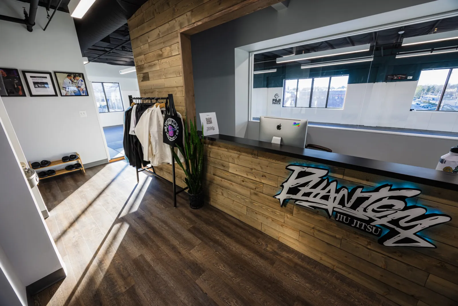 Reception area at Phantom Jiu Jitsu Academy