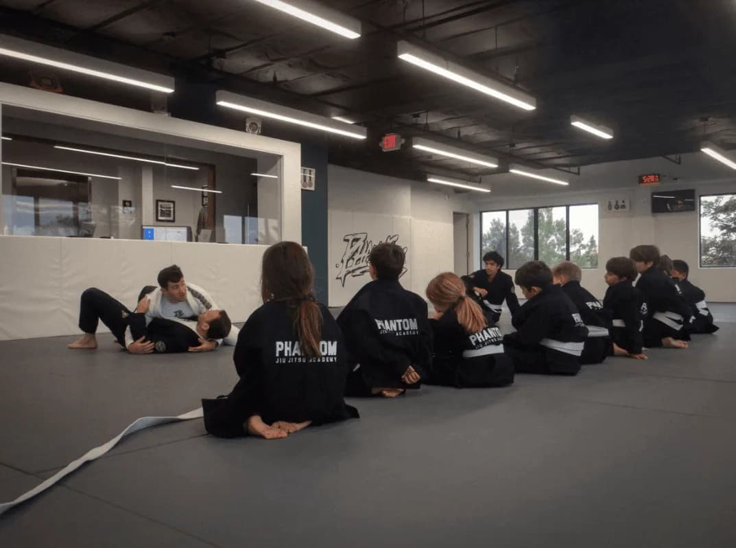 Kids Brazilian Jiu-Jitsu class at Phantom